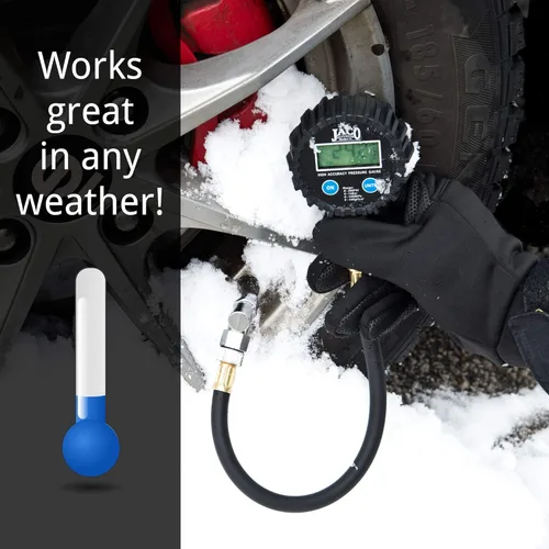Vista 7 de JACO Superior Products ElitePro Digital Tire Pressure Gauge - Professional Accuracy - 200 PSI