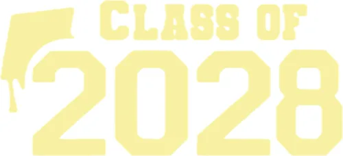 Vista 30 de Class of 2028 Iron On Decal, Graduation Shirt Transfer, Graduate Tshirt Patch, DIY Crafts, Graduation Cap, Pick Size and Color, Iron-On Almost Black