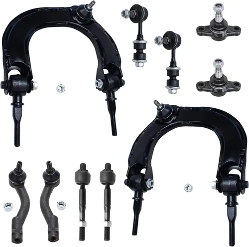 Vista 14 de Detroit Axle - Kit de brazos de control de extremo delantero de 10 piezas para Jeep Cherokee 1991-1999, Comanche 1991-1992, 4 brazos de control