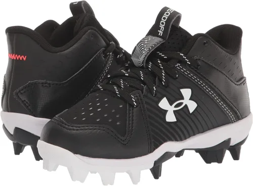 Vista 7 de Under Armour Zapato de béisbol unisex Leadoff Mid Junior de goma moldeada