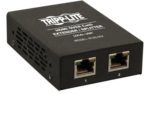 Tripp Lite Transmisor para vídeo y audio con 2 puertos HDMI por Cat5/Cat6 Extensor Difusor, resolución 1920 x 1200 1080P a 60 Hz (B126-002)