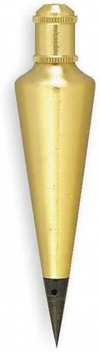 Johnson Level & Tool 108 Plumb Bob, 8 onzas, acabado de latón, 1 paquete