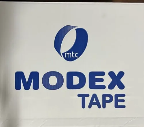 Vista 4 de Modex - Rollo de cinta de embalaje de 1.8 mil de grosor, 2 pulgadas x 110 yardas, cinta resistente para embalaje y envío, 6 rollos