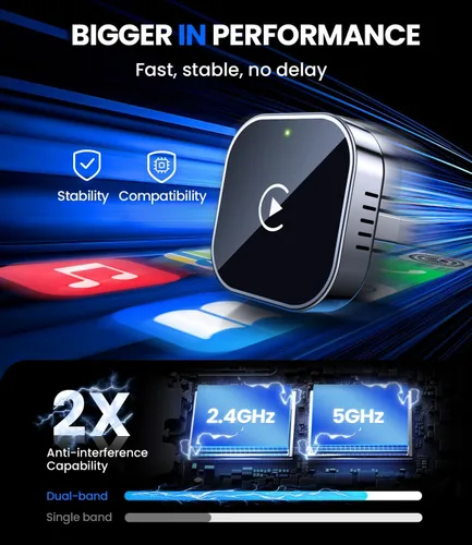 Vista 8 de Wireless Carplay Adapter for BMW X5/X6 M 2021 2022 2023 2024 2025, Effortlessly Convert Wired to Wireless CarPlay, Auto Adapter Car Play Dongle