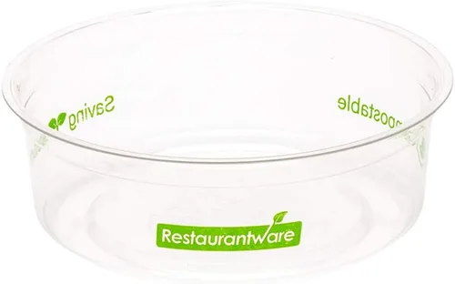 Vista 2 de Restaurantware Basic Nature - Contenedores de 8 onzas para delicatessen, 50 recipientes de preparación de comidas, tapas se venden por separado