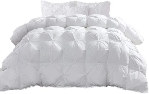 Vista 20 de Casual Design - Edredón de 1500 hilos, plisado, alternativo, tamaño individual de 68 x 86 pulgadas, 1 edredón y 2 fundas de almohada, 27.64 oz/m²