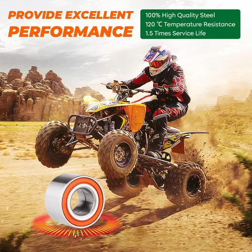 Vista 3 de Rodamiento de rueda trasera delantera para Can-Am Commander Maverick Outlander 1000 1000R 800R 650 570 500 450 400 2006-2022 Defender DPS HD10 HD8