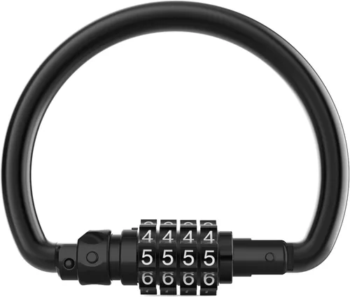 Vista 10 de Locking Carabiner Heavy Duty, Large Carabiner Clip with Combination Lock, 4 inch 25KN Metal D Ring Carbiner, Oval Caribiner, Triangle Caribeaner