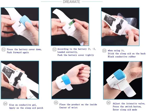 Vista 7 de Sleep Connection - Tapón de ronquido, pulsera antironquidos, dispositivos de pulsera antirronquidos infrarrojos, conexión para dormir, solución