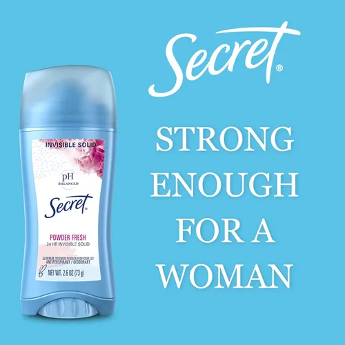 Vista 5 de Secret - Desodorante antitranspirante invisible sólido Shower Fresh, 2.60 onzas