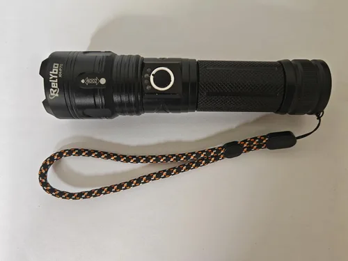 Vista 5 de Linternas recargables de alto lúmenes, linterna LED súper brillante 3000 lúmenes XHP70.2, linterna táctica de alta potencia potente, luz de flash