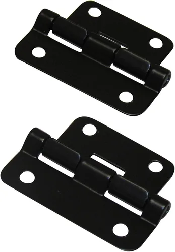 Vista 2 de Reliable Hardware Company RH-1225BK-2-A Bisagra negra para desmontar/levantar - Juego de 2