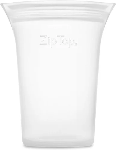 Vista 2 de Zip Top - Contenedores reutilizables de silicón 100 % platino