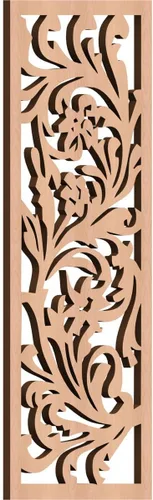 Ekena Millwork WALW10X25X0375PRYAL Perry - Paneles de pared decorativos de madera con calado, 9 3/8 pulgadas de ancho x 24 3/8 pulgadas de alto,