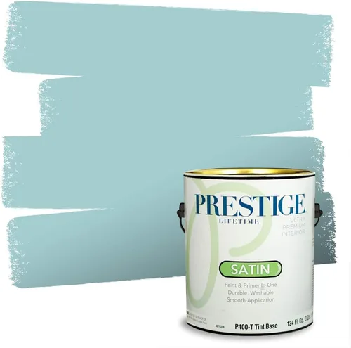 Vista 185 de PRESTIGE Pintura interior e imprimación en uno, salpicaduras acuosas, cáscara de huevo, 1 galón