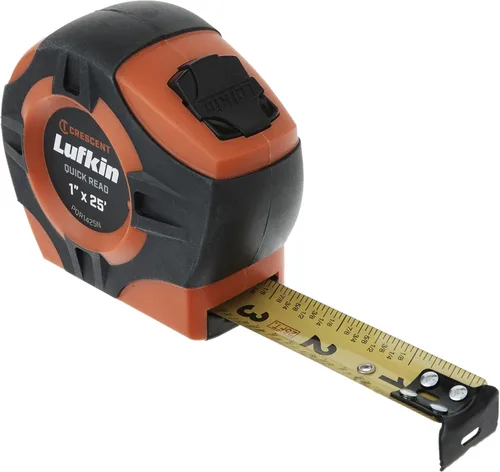 Vista 4 de Crescent Lufkin PQR1316N - Cinta métrica con revestimiento amarillo Quikread® Power Return de 3/4 pulgadas x 16 pies