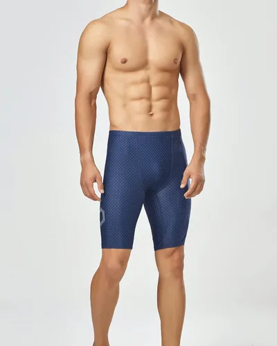 Vista 6 de Onvous Lite Swim Jammer - Traje de baño para hombre de carreras y entrenamiento, rápido, flexible, cómodo