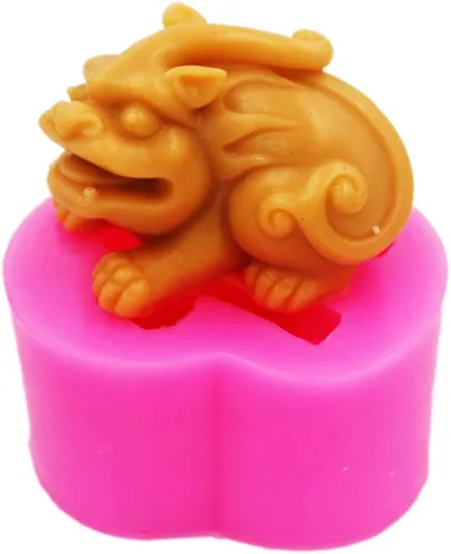 Molde de tropas valientes de estilo chino S344 Craft Art Silicone Soap Molds Craft Molds DIY Moldes de vela hechos a mano