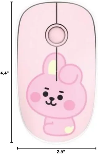 BT21 Ratón silencioso inalámbrico para bebés de Royche (Cooky)