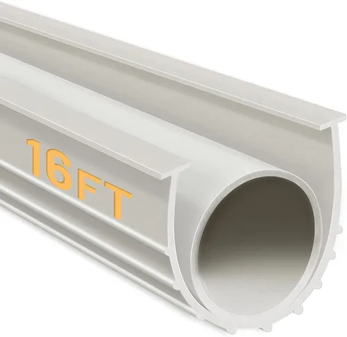 Vista 11 de DGSL - Tiras de sellado para puerta de garaje inferior de goma impermeable, universal, resistente a la intemperie, para sellado de umbral, tira