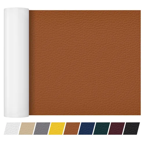 Vista 26 de Cinta de parche de reparación de cuero de 8 x 12 pulgadas, 2 piezas de cinta autoadhesiva fuerte de cuero para muebles, sofás, asientos