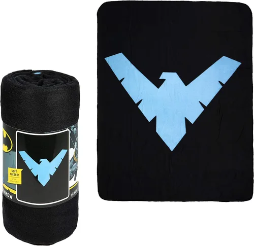 Vista 2 de Juego de ropa de cama de superhéroe con toalla de playa, manta de vellón, juego de colcha y cortina para niños, diseño de Marvel, DC Comics, Justice