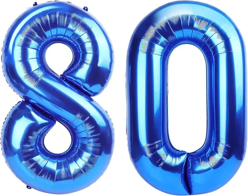 Vista 43 de Globos gigantes de números negros de 40 pulgadas, globos de aluminio de Mylar con helio para cumpleaños, globo número 0 para decoración de fiestas