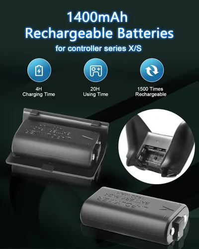 Vista 5 de Lictin Cooling Fan Charging Station for Xbox Series X Console & Controller, Upgraded 4 Cooler Fan System Stand, Vertical Dual Charger Station Dock