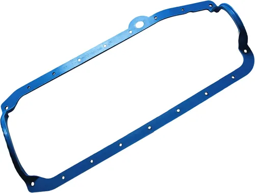 Vista 5 de SBC Junta de cárter de aceite azul para Pre 1979 Early Chevy SB 265 283 327 350 383 400