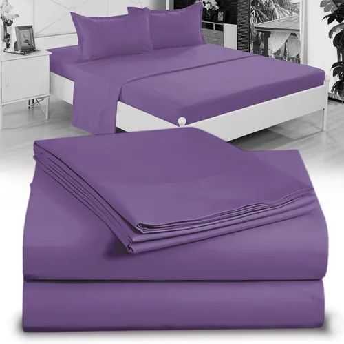 Vista 28 de Juego de Sábanas Twin - Sábanas de Cama Twin de Microfibra Ultra-Suave 1800 - Doble Cepillado - Bolsillos Profundos - Ajuste Fácil - Sin Arrugas