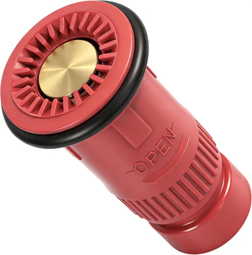 Boquilla de manguera de fuego de 1" NPSH Equipo de fuego termoplástico Boquilla de pulverización de niebla de jet industrial resistente