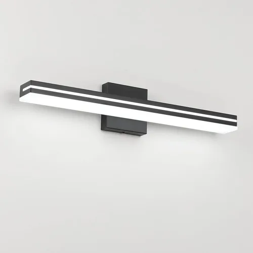 Vista 20 de SineRise - Lámparas LED modernas para tocador de baño (40,6 cm, 3000K/4000K/6000K, regulables), lámparas de pared modernas de acrílico cromado