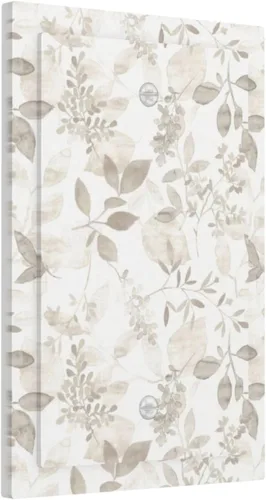 Vista 94 de Placa de Interruptor de Luz de Palanca Única Abstracta en Negro, Blanco y Gris, Cubierta de Tomacorriente, Placa de Pared Decorativa de Un