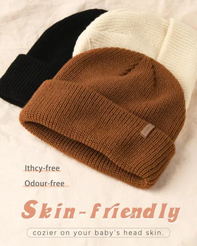 Vista 2 de FURTALK Gorros de invierno para niños y niñas, gorro de invierno para niños y niñas