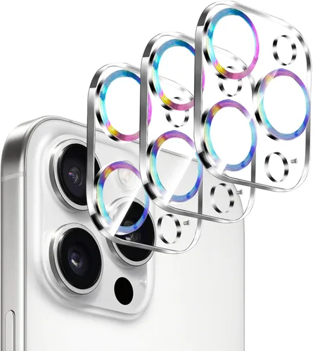 Vista 103 de Dengduoduo Paquete de 3 protectores de lente de cámara de vidrio templado para iPhone 15 de 6.1 pulgadas y para iPhone 15 Plus de 6.7 pulgadas