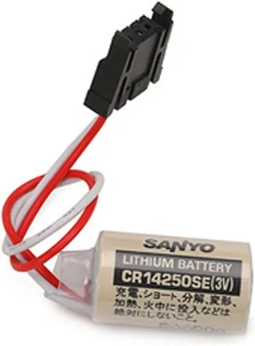 Vista 3 de BALOLO CR14250SE 3V 1800mAh PLC Batería de litio para fuente de alimentación de reserva 1747-BA con enchufe negro