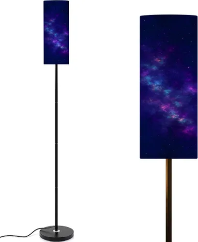 Vista 11 de Floor Lamps with Remote Control Distant Nebula far Away Galaxy Foot Switch Pole Lamps Modern Tall Standing Lamp for Bedroom Living Room 9W Dimmable