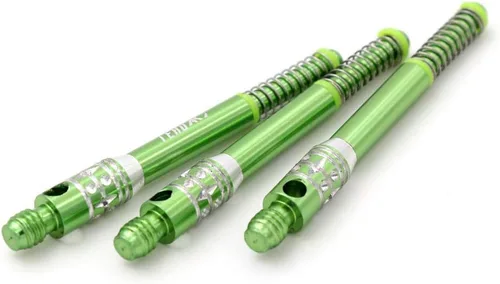 Vista 10 de CUESOUL TERO AK7 - Ejes de dardos de aluminio S/M/L con resorte integrado telescópico para dardos de punta de acero y dardos de punta suave, juego