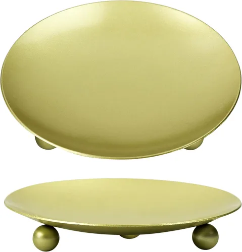 Vista 7 de FiveSeasonStuff Juego de 2 portavelas vintage chapados en negro con mango para candelabros de cera cónica