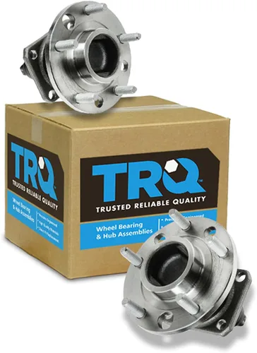 Vista 71 de TRQ Juego de 2 rodamientos de rueda delantera y conjunto de cubo compatible con Tesla 3 2020 Y 2018-2019