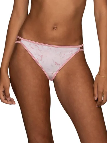 Vista 139 de Vanity Fair Bragas de bikini con tira para mujer, Illumination, con elástico sedoso y ribete de satén Paquete de 3 Negro (Midnight Black)