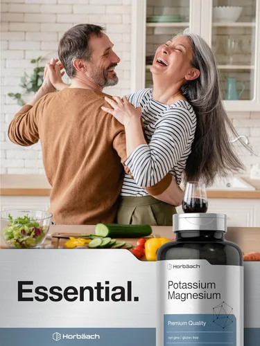 Vista 7 de Horbäach Suplemento de potasio y magnesio 240 cápsulas Calidad premium Sin OMG y sin gluten