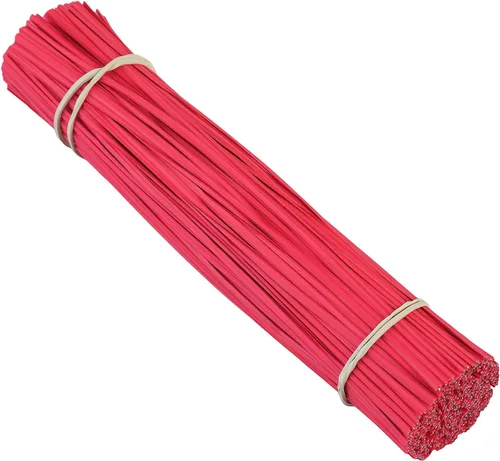 Vista 2 de Tangyinrd 300 lazos de plástico rojo de 5 pulgadas, bridas para cables, para bolsos, herramientas de jardinería
