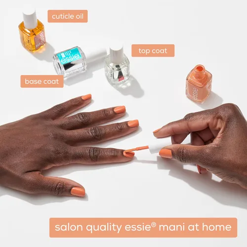 Vista 7 de essie - Esmalte de uñas de calidad de salón, vegano, Odd Squad, marrón rico, colección Odd Squad, 0.46 fl oz
