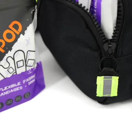 Vista 5 de Lightning X Value Compact Medic First Responder EMS/EMT - Bolsa de trauma con kit de llenado básico A, color negro