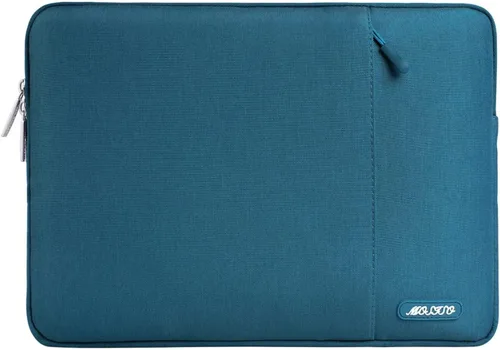 Vista 41 de MOSISO Funda vertical de poliéster con bolsillo para laptop de 15 pulgadas, para computadora MacBook Air 15 M4 A3241, M3 A3114 y M2 A2941 de 2025