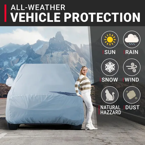 Vista 97 de iCarCover Funda de automóvil personalizada de alta calidad para Mazda 1200 1970, resistente, impermeable, para todo tipo de clima, lluvia, nieve