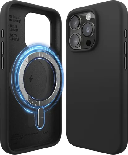 Vista 22 de elago Funda de Silicona Magnética Compatible con Funda iPhone 15 de 6.1 Pulgadas Compatible con Todos los Accesorios MagSafe - Imanes Integrados