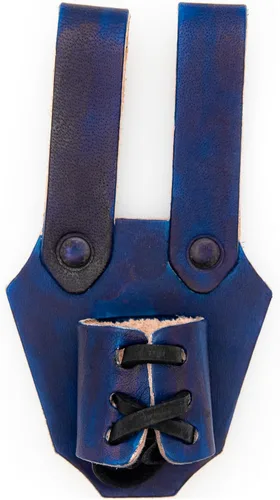 Vista 11 de Armory Replicas™ - Funda de daga de cuero genuino - Rana espada ajustable de inspiración medieval para armas pequeñas
