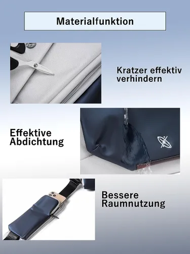 Vista 7 de FSD. WG Satchel Messenger Bag for Men Canvas,Business Travel Bag Bookbag Shoulder Bag with Upgraded Feature